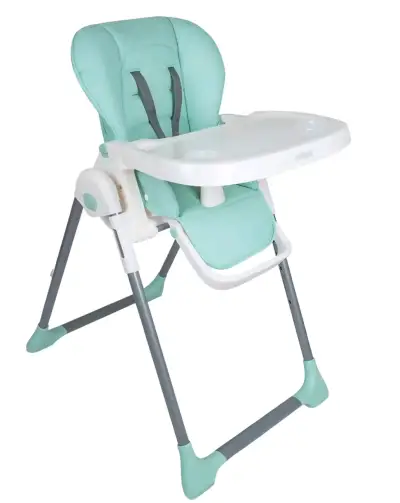 Silla de comer para bebé Infanti verde ajustable - miniatura 1