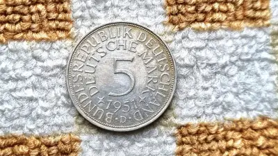 Gran Moneda Plata Alemana. Un Euro, 20 cts Euro. - miniatura 1