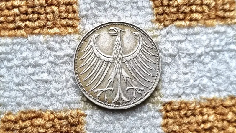 Gran Moneda Plata Alemana. Un Euro, 20 cts Euro. - 2