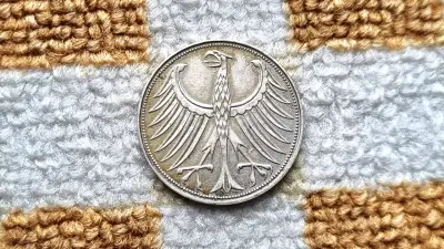 Gran Moneda Plata Alemana. Un Euro, 20 cts Euro. - miniatura 2