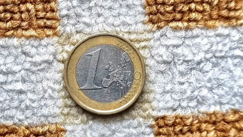 Gran Moneda Plata Alemana. Un Euro, 20 cts Euro. - 3