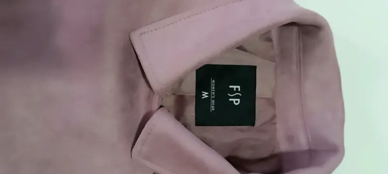 Chaqueta rosa de mujer con cierre FSP - 3