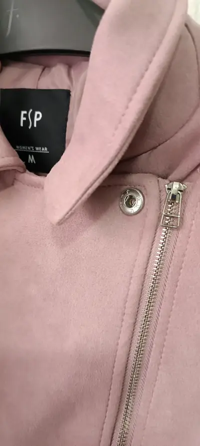 Chaqueta rosa de mujer con cierre FSP - miniatura 4