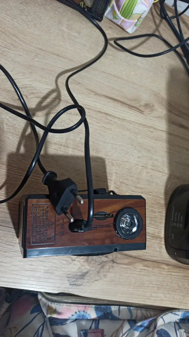 Altavoz portátil con micrófono y radio - 4