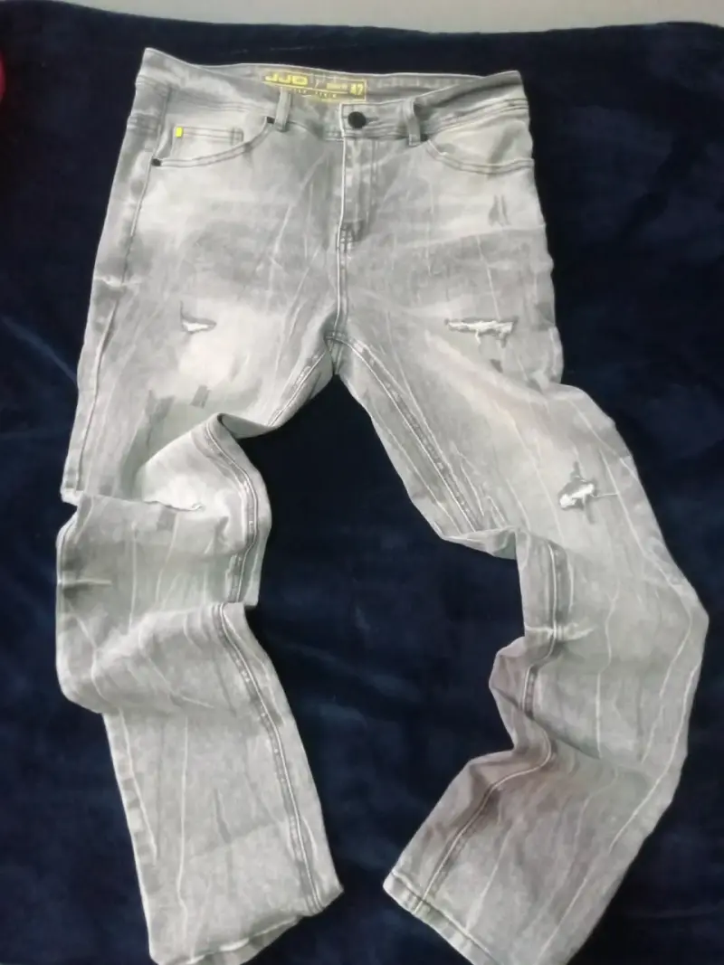 Jeans grises skinny fit talla 42 - 3