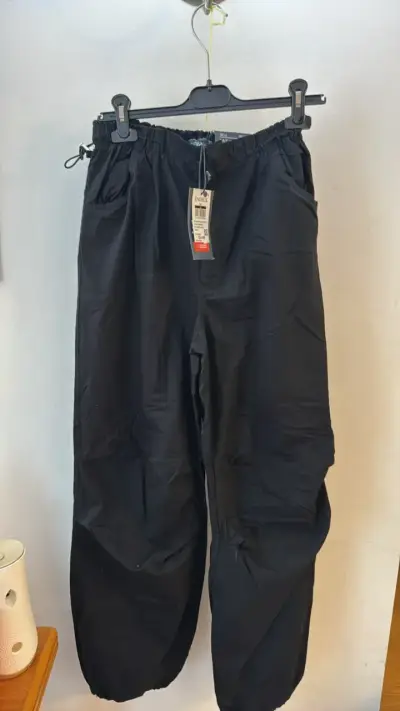 Pantalón negro parachute Index talla L - miniatura 2