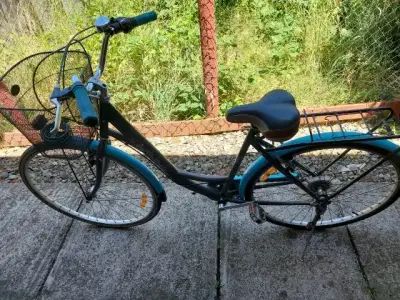 Bicicleta urbana con canasto y portaequipaje - miniatura 3