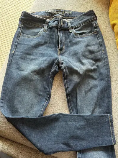 Jeans American Eagle azul para mujer - miniatura 1