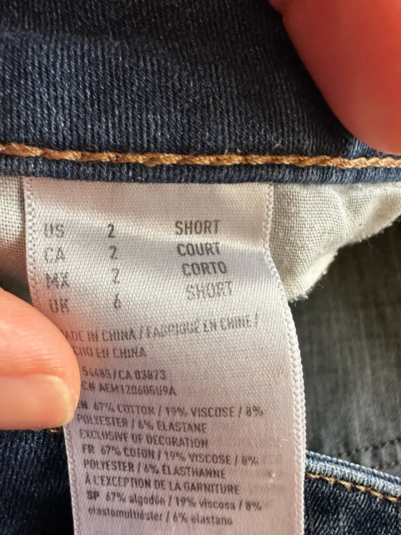 Jeans American Eagle azul para mujer - 2