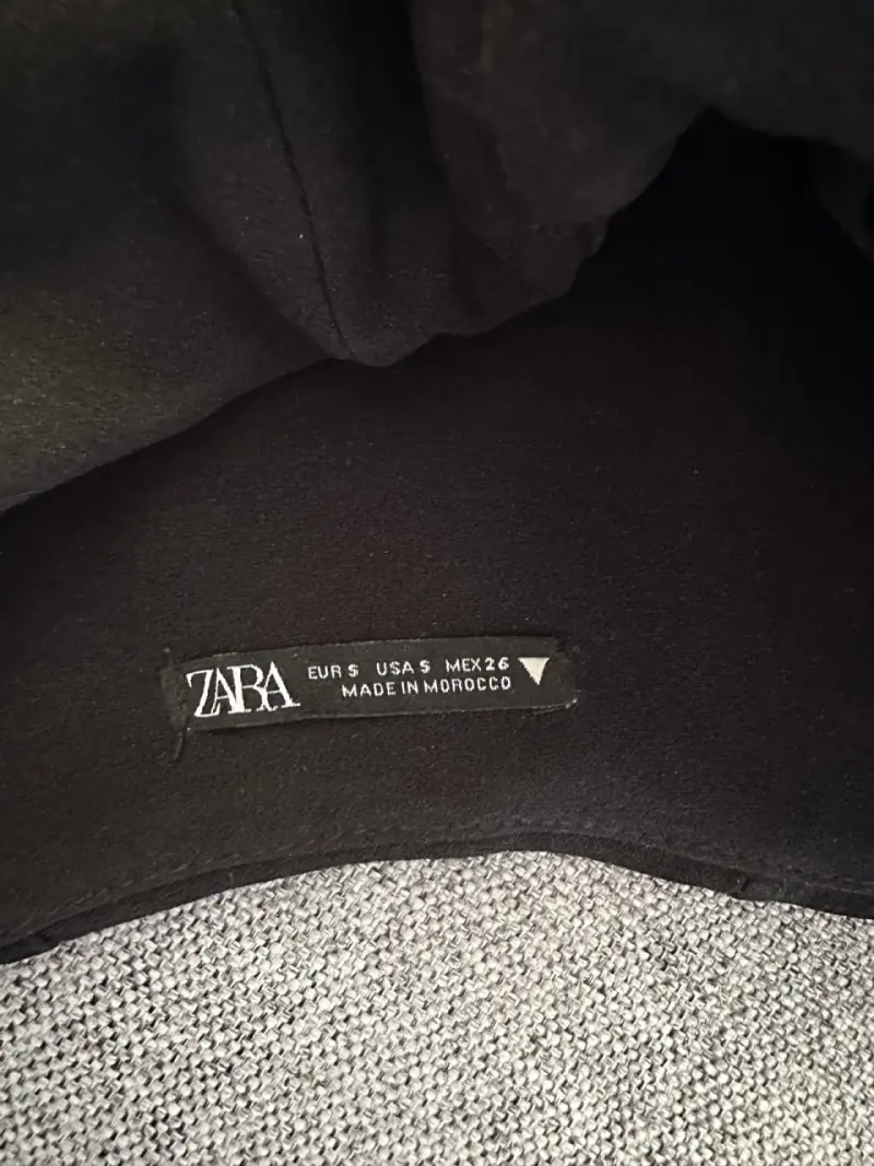 Corset negro elegante Zara talla S - 2