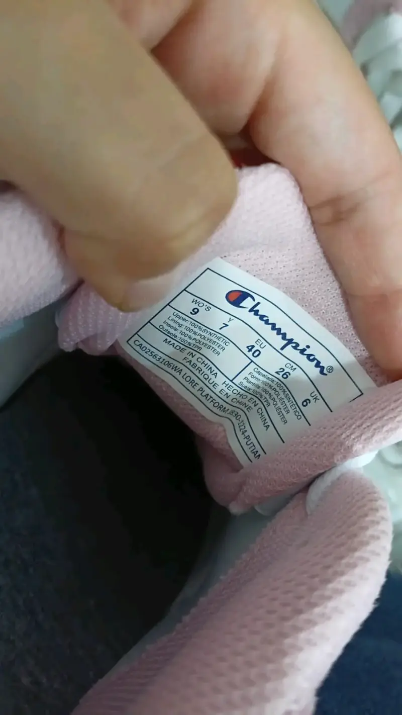 Zapatillas Champion blancas y rosadas para mujer - 4