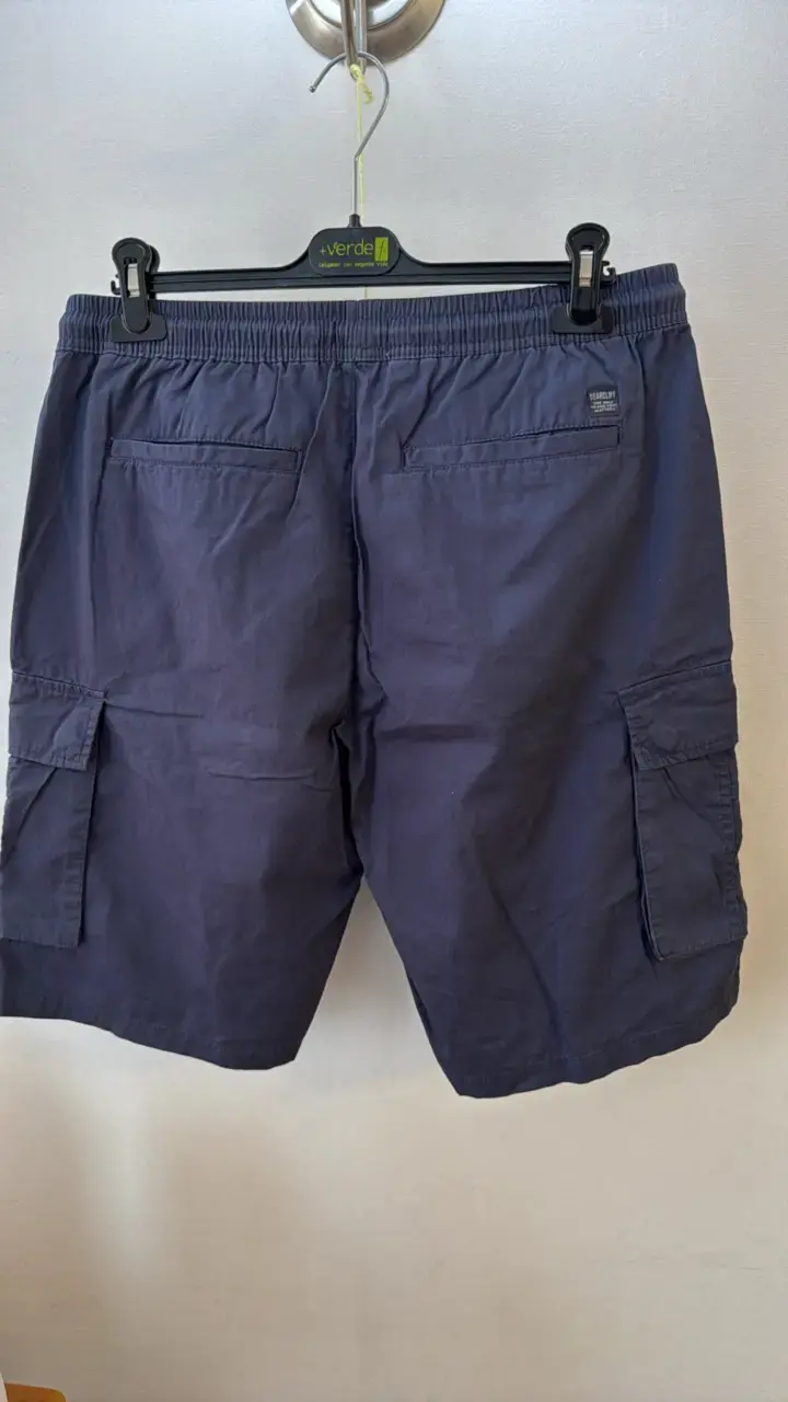 Shorts cargo azul marino Bearcliff para hombre - 2