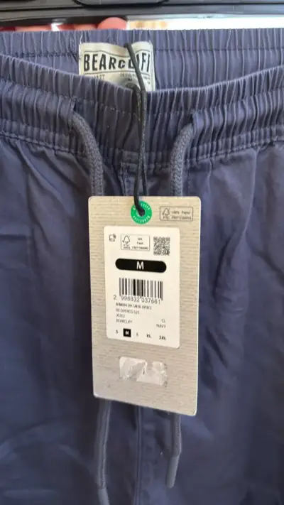 Shorts cargo azul marino Bearcliff para hombre - miniatura 3