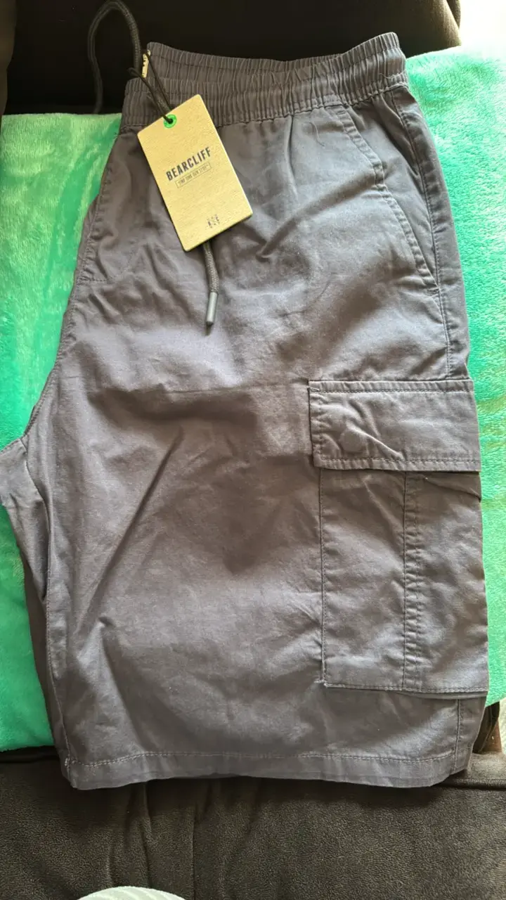 Shorts cargo azul marino Bearcliff para hombre - 5