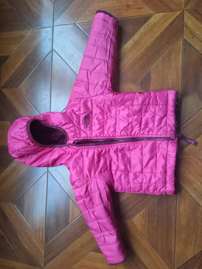 Chaqueta Infantil The North Face Reversible Rosa - miniatura 1