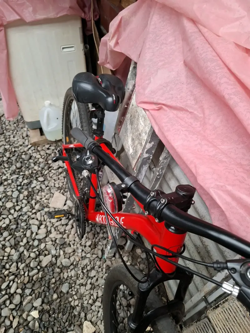 Bicicleta de montaña roja Body Glove