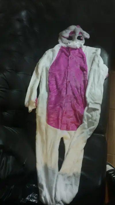 Disfraz de unicornio para niña en polar - miniatura 1