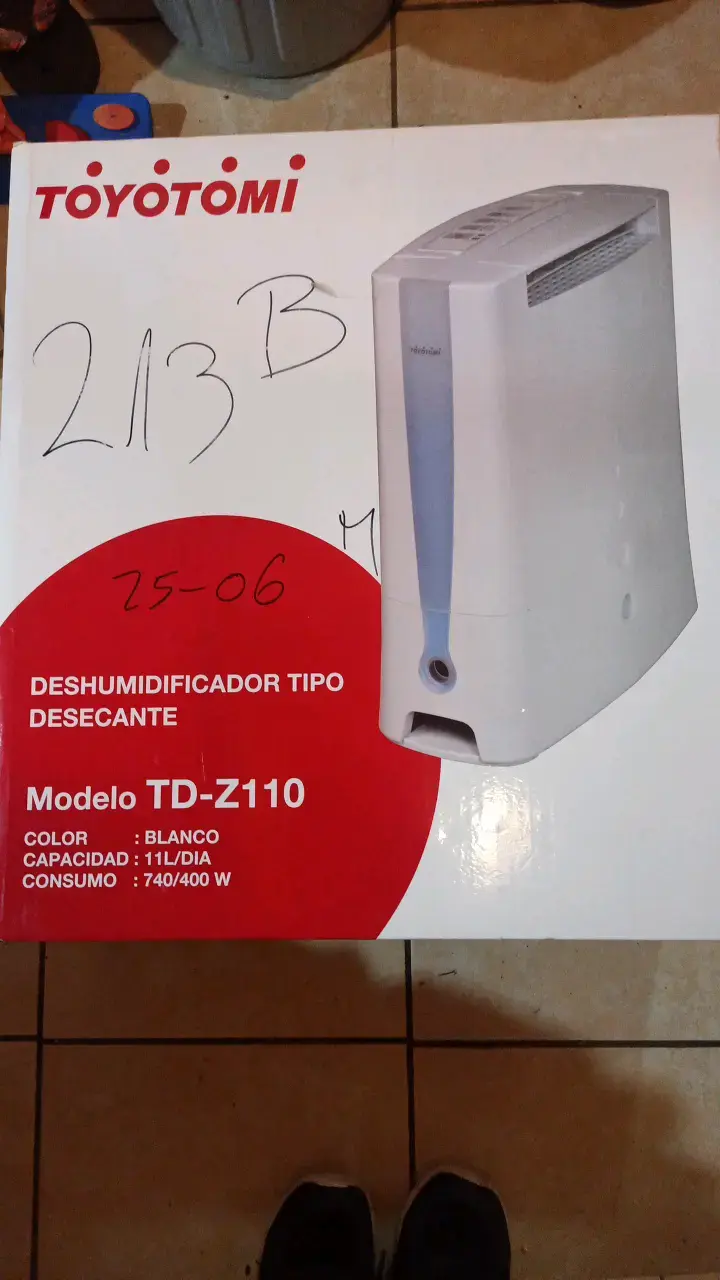 Deshumidificador Toyotomi TD-Z110 Blanco