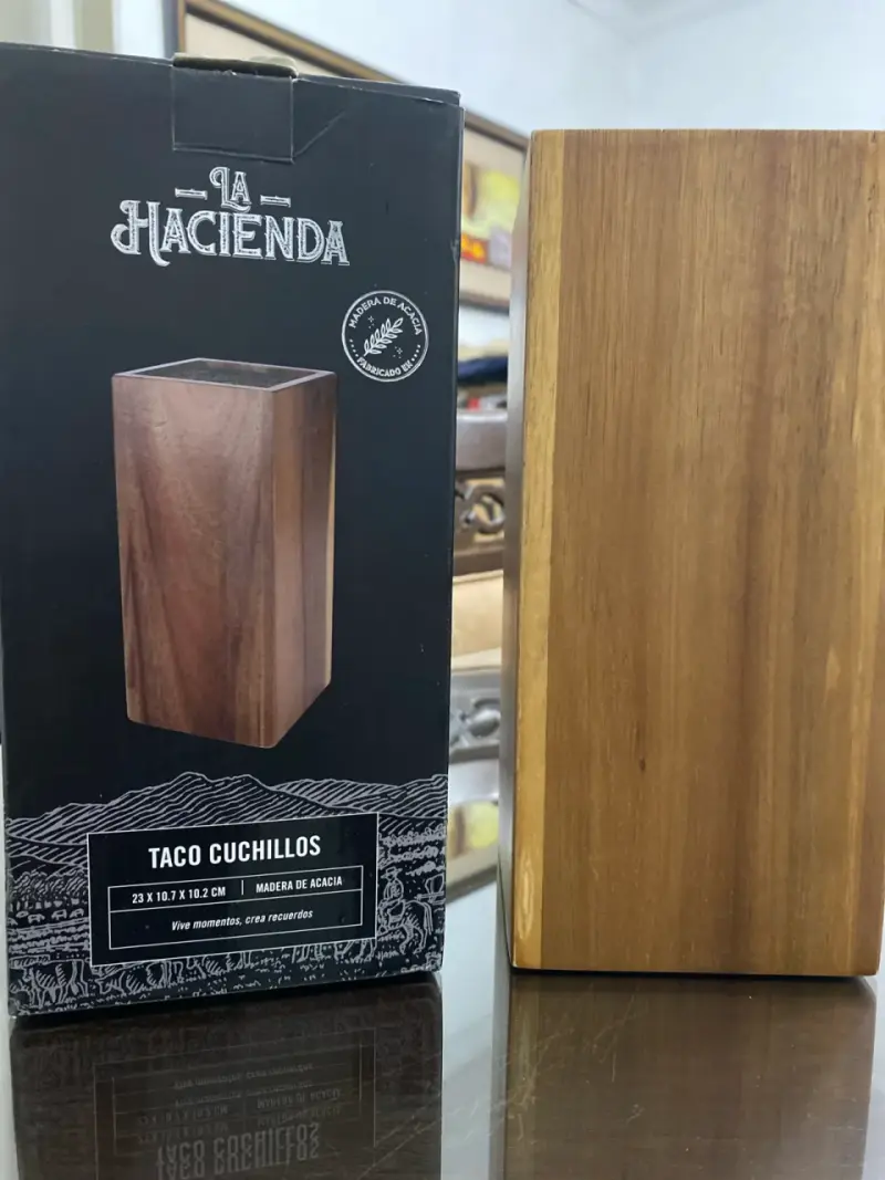 Taco de cuchillos de madera de acacia La Hacienda - 2