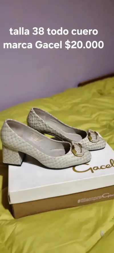 Zapatos de cuero talla 38 marca Gacel - miniatura 1