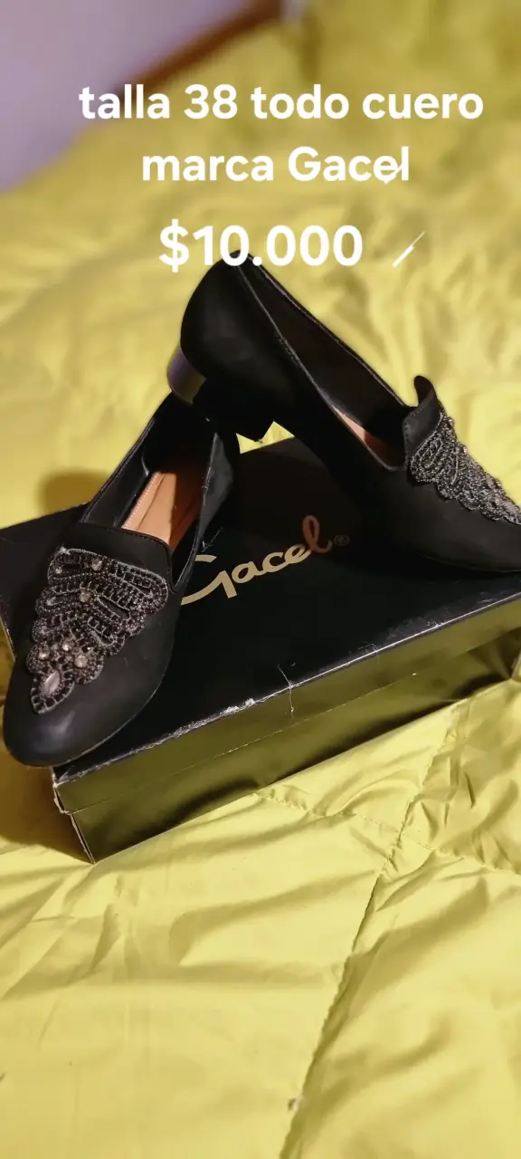 Zapatos de cuero talla 38 marca Gacel - 5