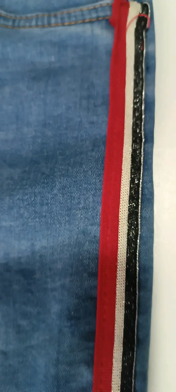 Jeans azul con franjas laterales Americanino - 2