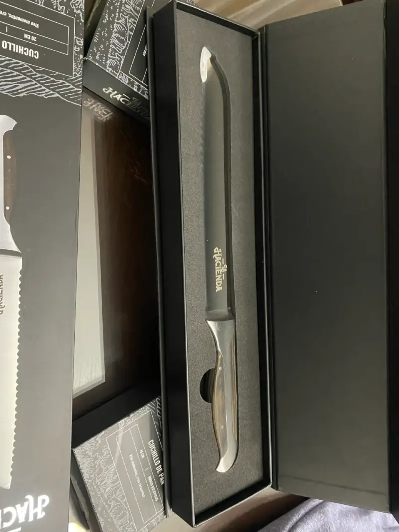 Cuchillo de pan La Hacienda 20 cm mango rosewood - 3