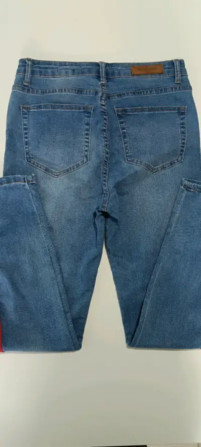 Jeans azul con franjas laterales Americanino - miniatura 3