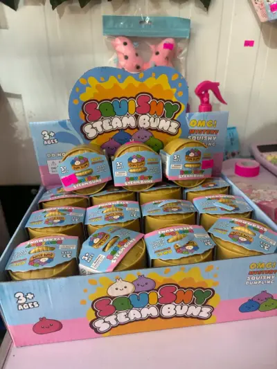 Juguetes Squishy Steam Bunz para niños - miniatura 1