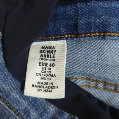 Jeans maternales H&M Mama Skinny Ankle - miniatura 4