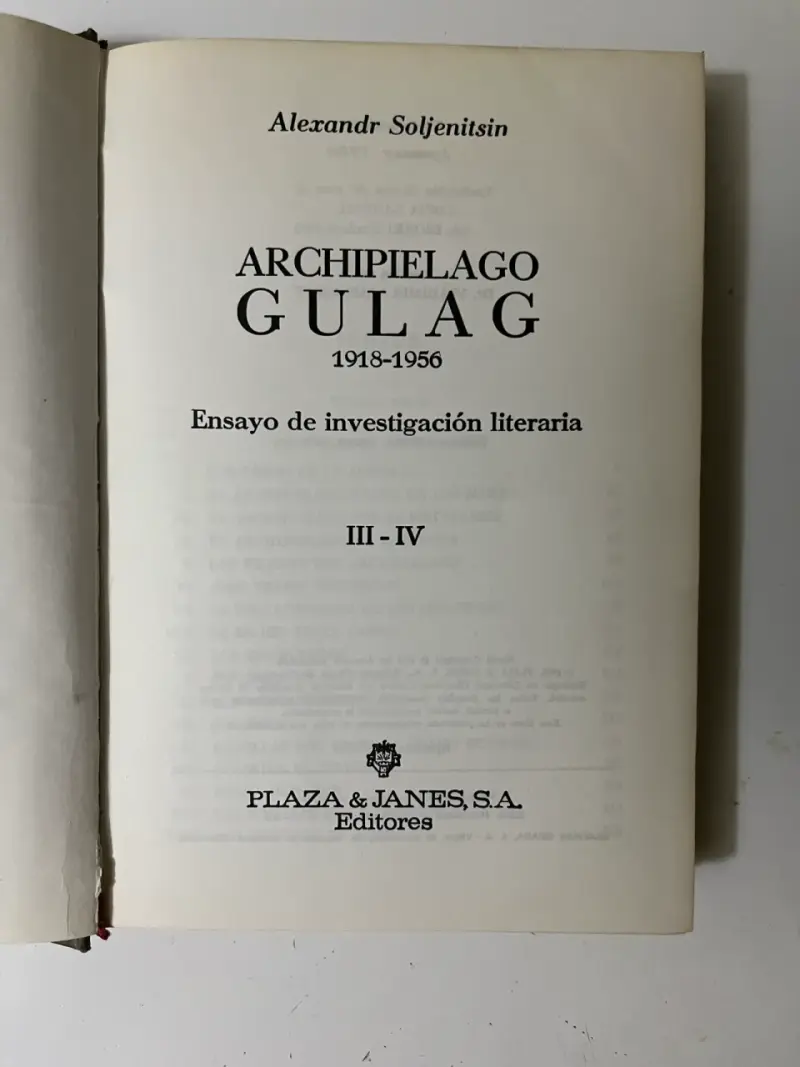 Libro Archipiélago Gulag Tomo 2 de Soljenitsin - 2