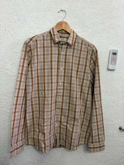 Camisa a cuadros marrón Esprit para hombre - miniatura 2