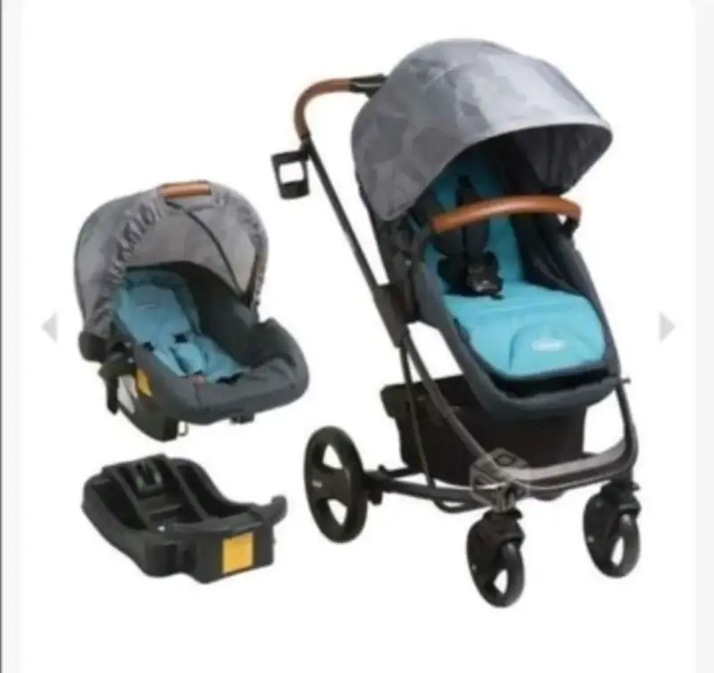 Coche de bebé Bebesit Nexus con capota gris - 5
