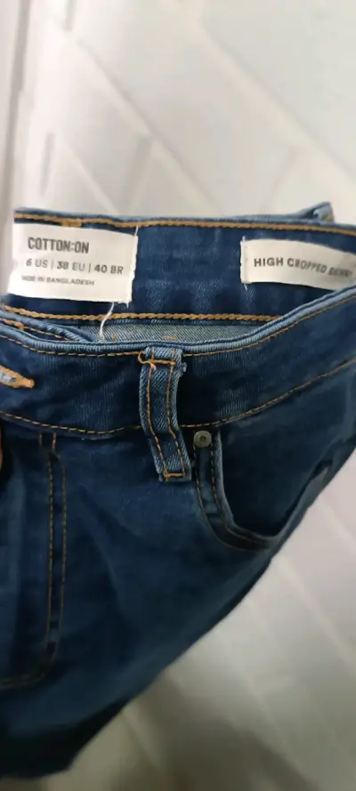 Jeans Cotton On High Cropped Skinny - miniatura 3