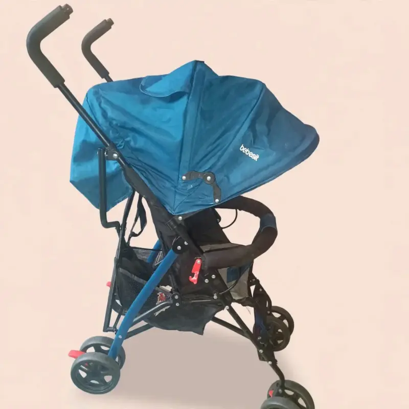 Coche de Paseo Plegable Azul para Bebé - 3