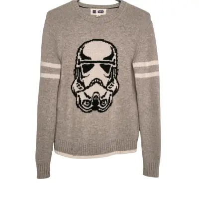 Suéter Infantil gris Star Wars talla 12 años - miniatura 1