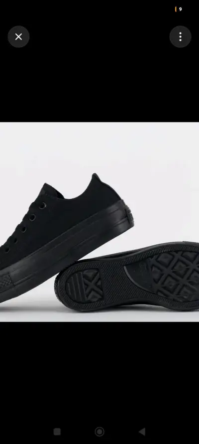 Zapatillas negras Converse All Star unisex - miniatura 1