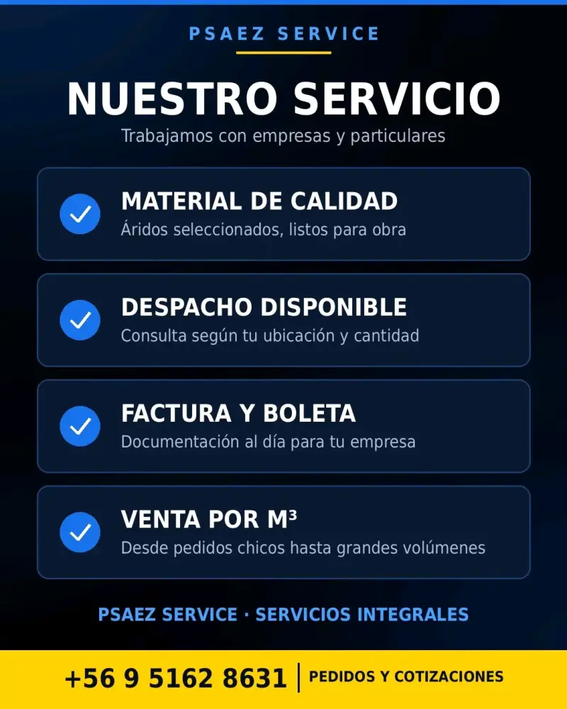 Venta de Áridos con Despacho Rápido y Confiable - 4