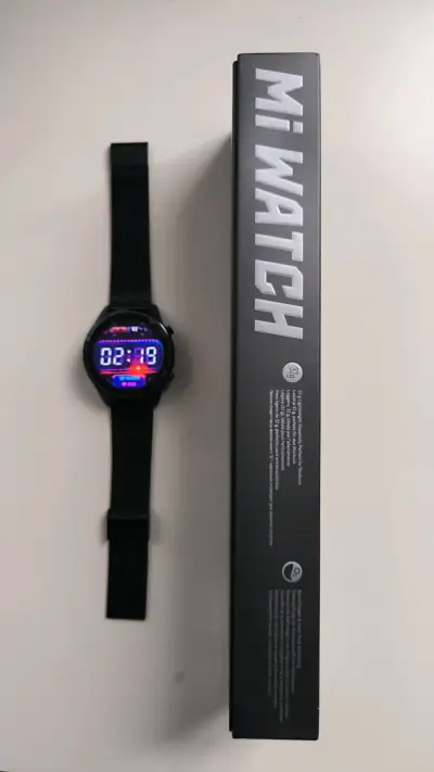 Reloj inteligente Xiaomi Mi Watch con cargador - miniatura 5
