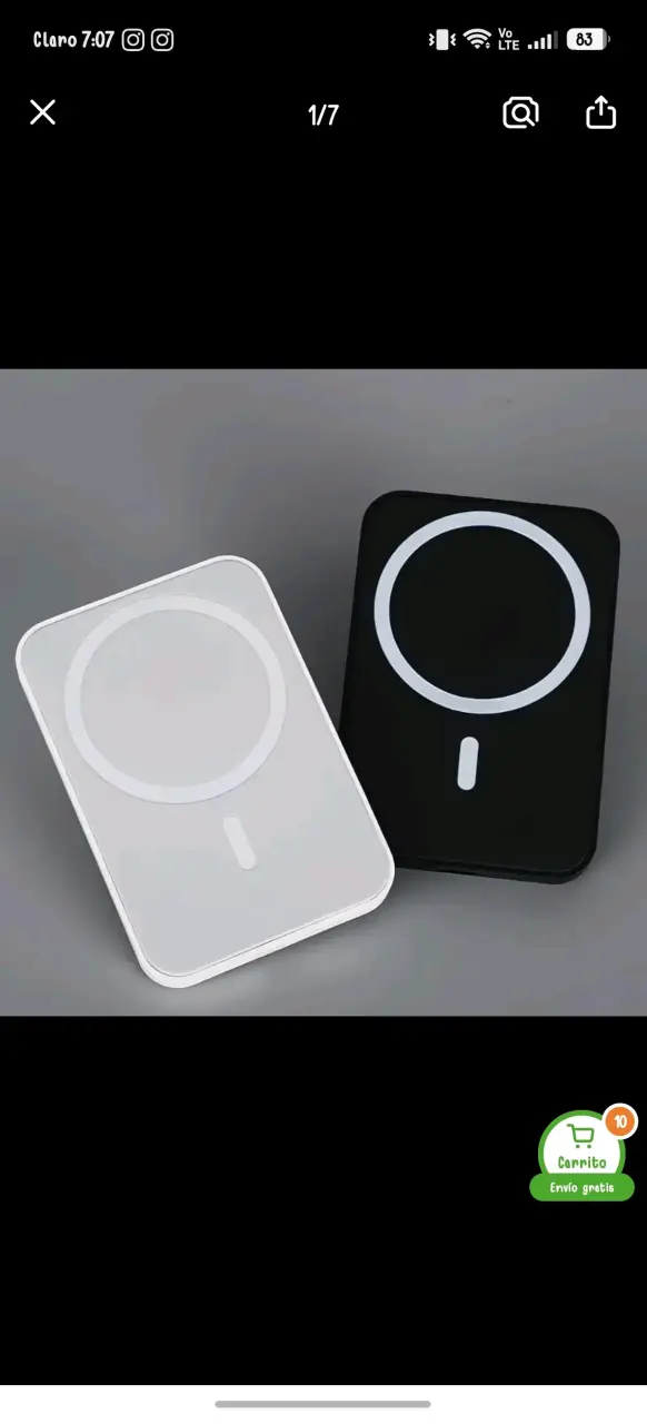 Cargador inalámbrico