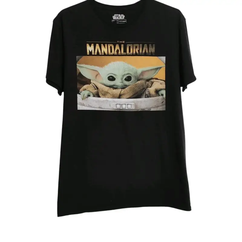Polera Negra The Mandalorian Star Wars - 1