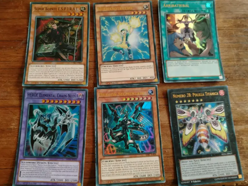 6 Cartas Yu-Gi-Oh! holográficas - Español - 1