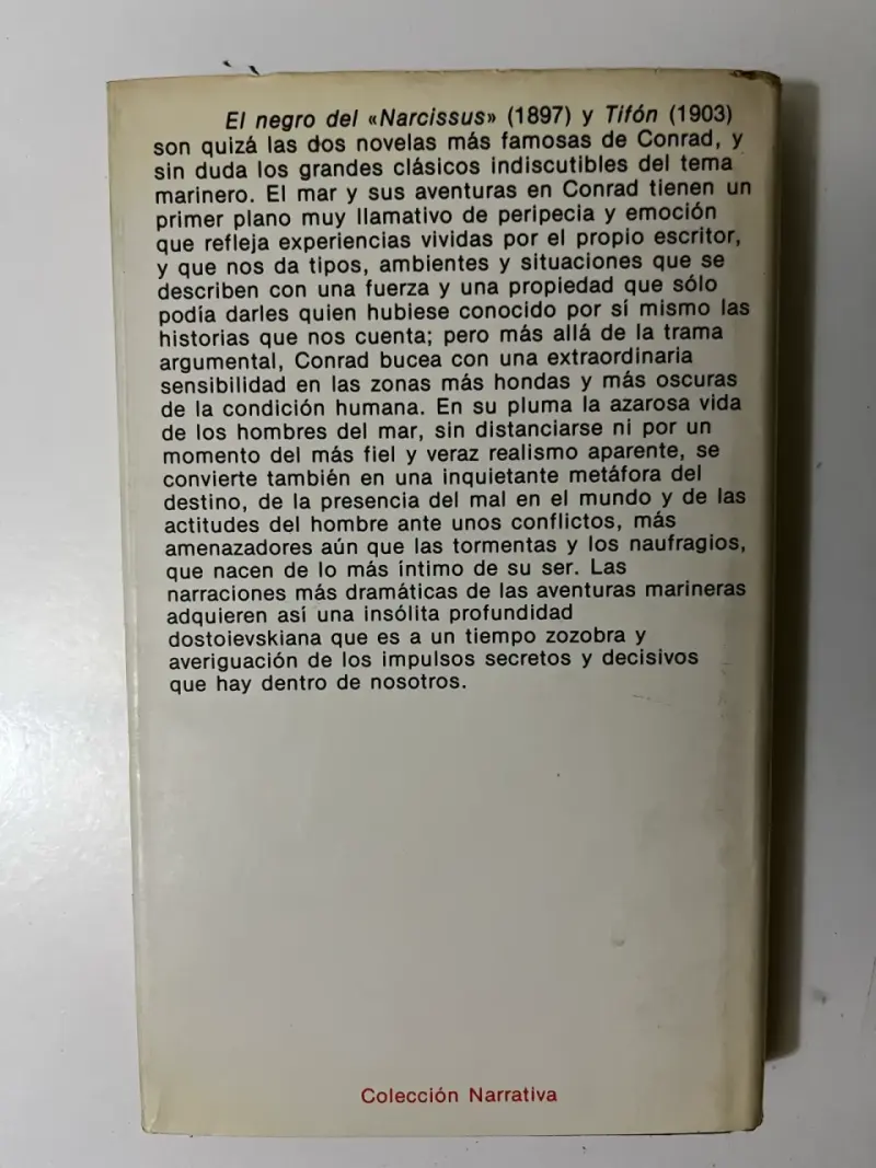 Libro 'Tifón' y 'El negro del Narcissus' de Joseph Conrad - 3