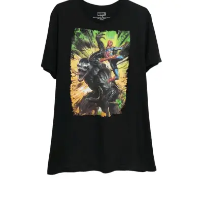 Polera Marvel Spider-Man y Venom Negra - miniatura 1
