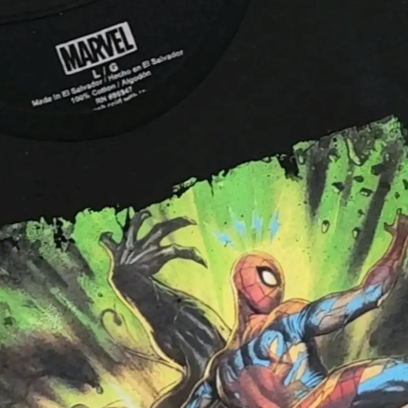 Polera Marvel Spider-Man y Venom Negra - 3