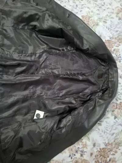 Chaqueta de cuerina - café oscura - talla L - miniatura 3