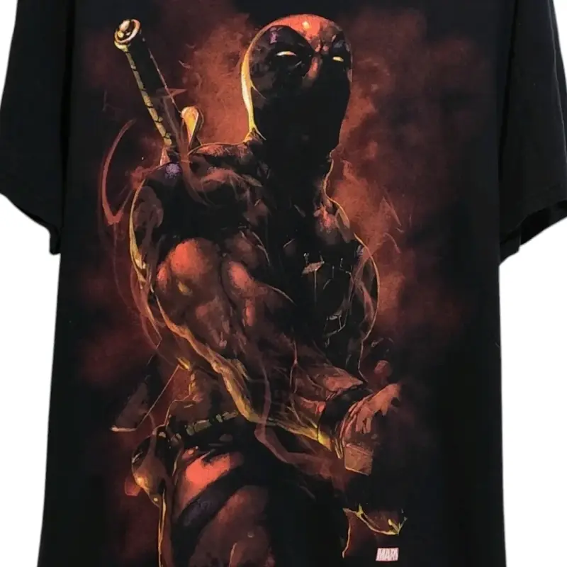Polera Marvel Deadpool Negra para Hombre - 2