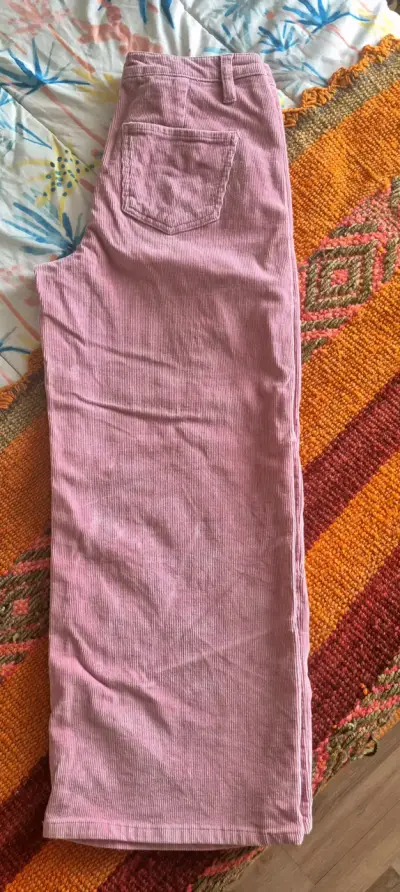 Pantalones de pana rosados Forever 21 - miniatura 2