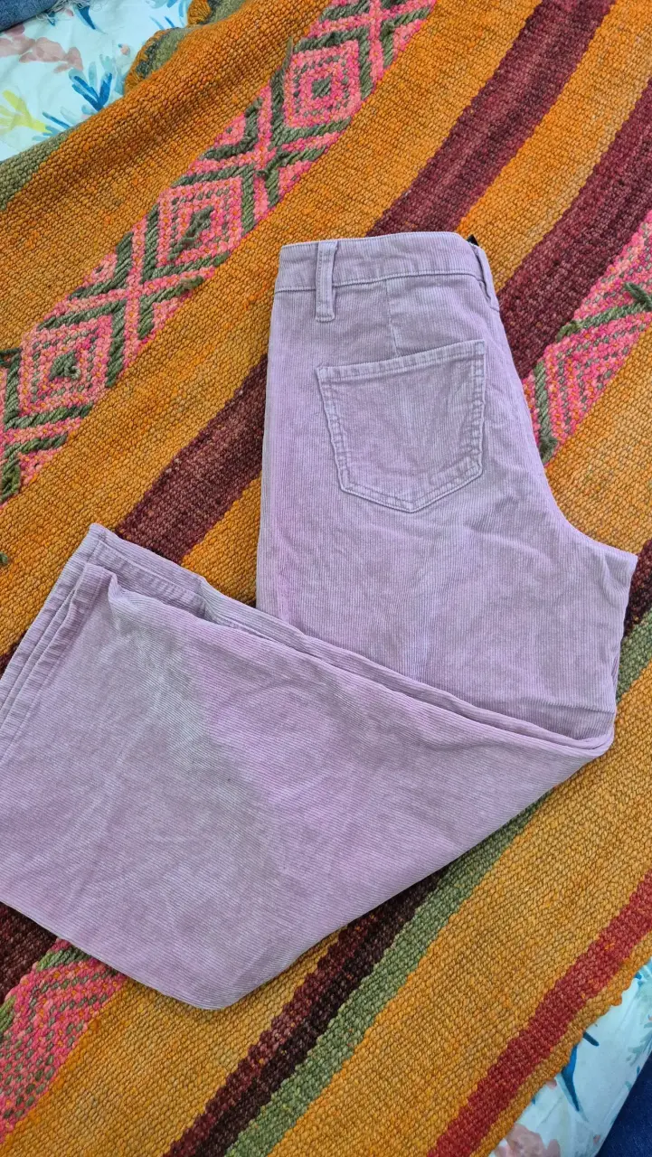 Pantalones de pana rosados Forever 21 - 4