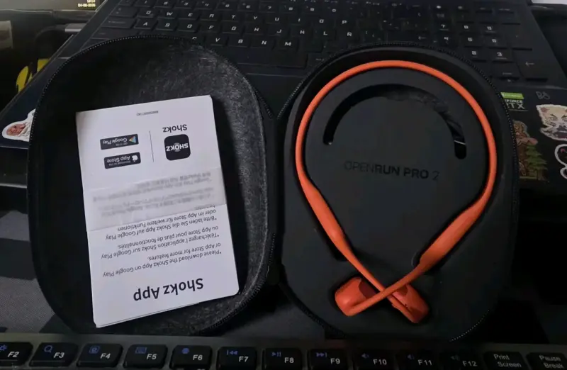 Auriculares deportivos Shokz OpenRun Pro 2 naranja